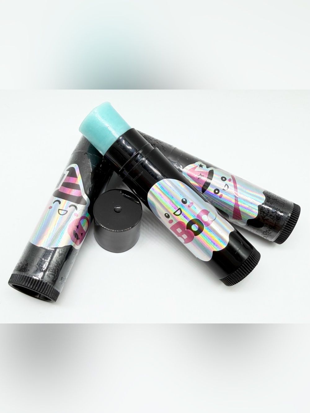 Halloween Lip Balm Party Treats BOOtiful SPOOK-tacular Berry Smacker HOLOGRAPHIC
